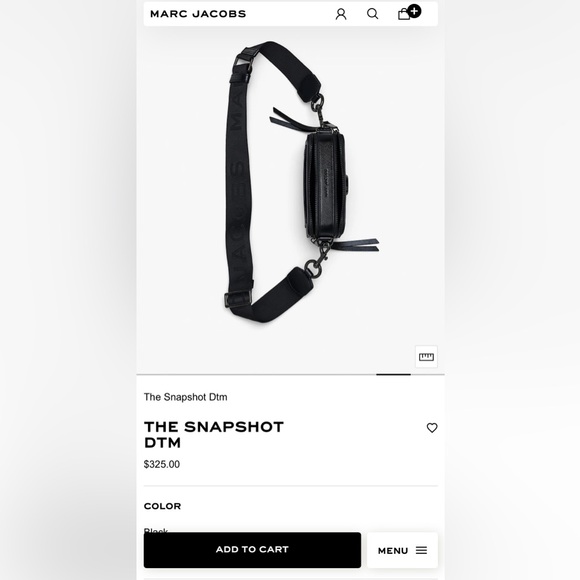 Marc Jacob’s Snapshot DTM purse in black - Picture 3 of 8